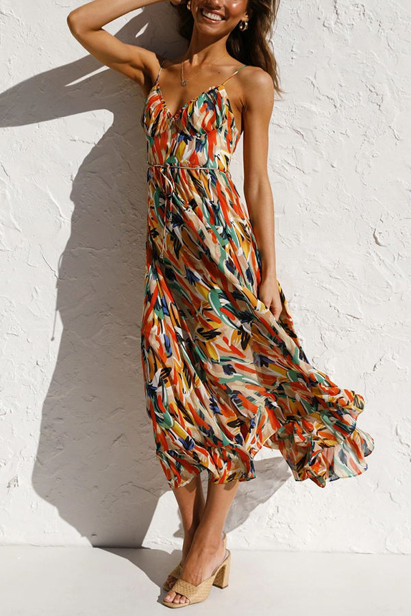 Charité – Robe midi colorée