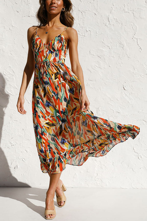 Charité – Robe midi colorée