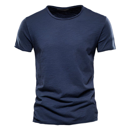 Roderick - T-shirt homme en coton, manches courtes, style relax