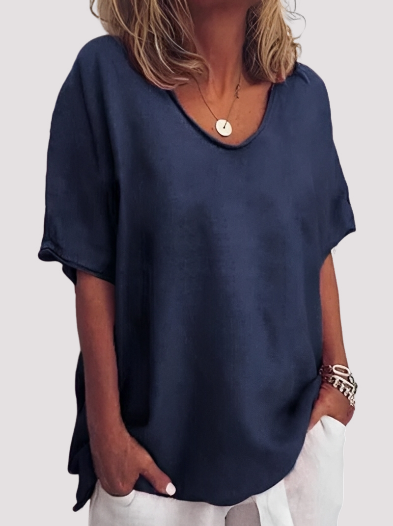 Joanne - Blouse décontractée et ample pour femmes