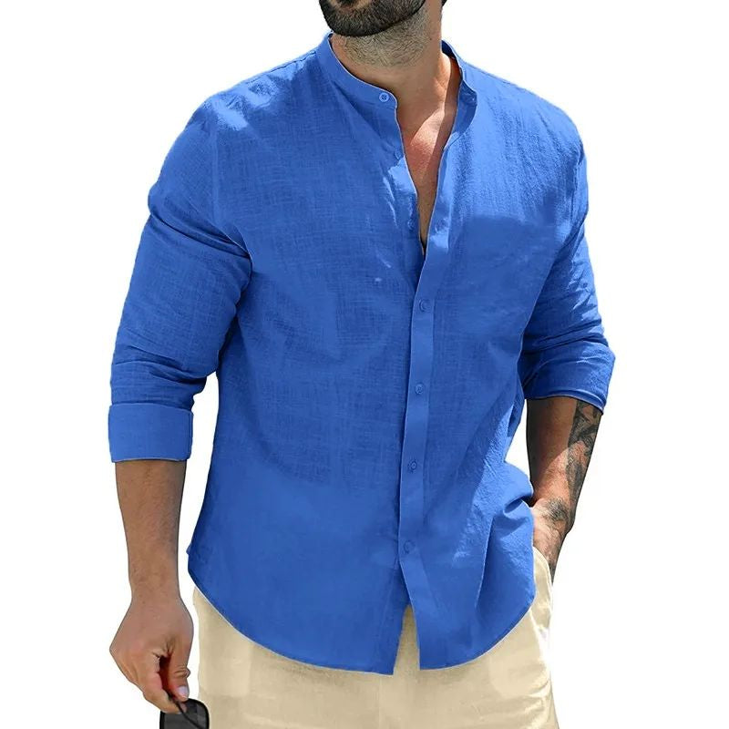 Dominic - Chemise à manches longues décontractée pour hommes