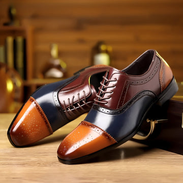 Ronan - Chaussures rétro à bouts pointus pour hommes