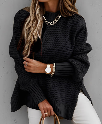 Paulene - Pull ample en maille décontracté pour femmes