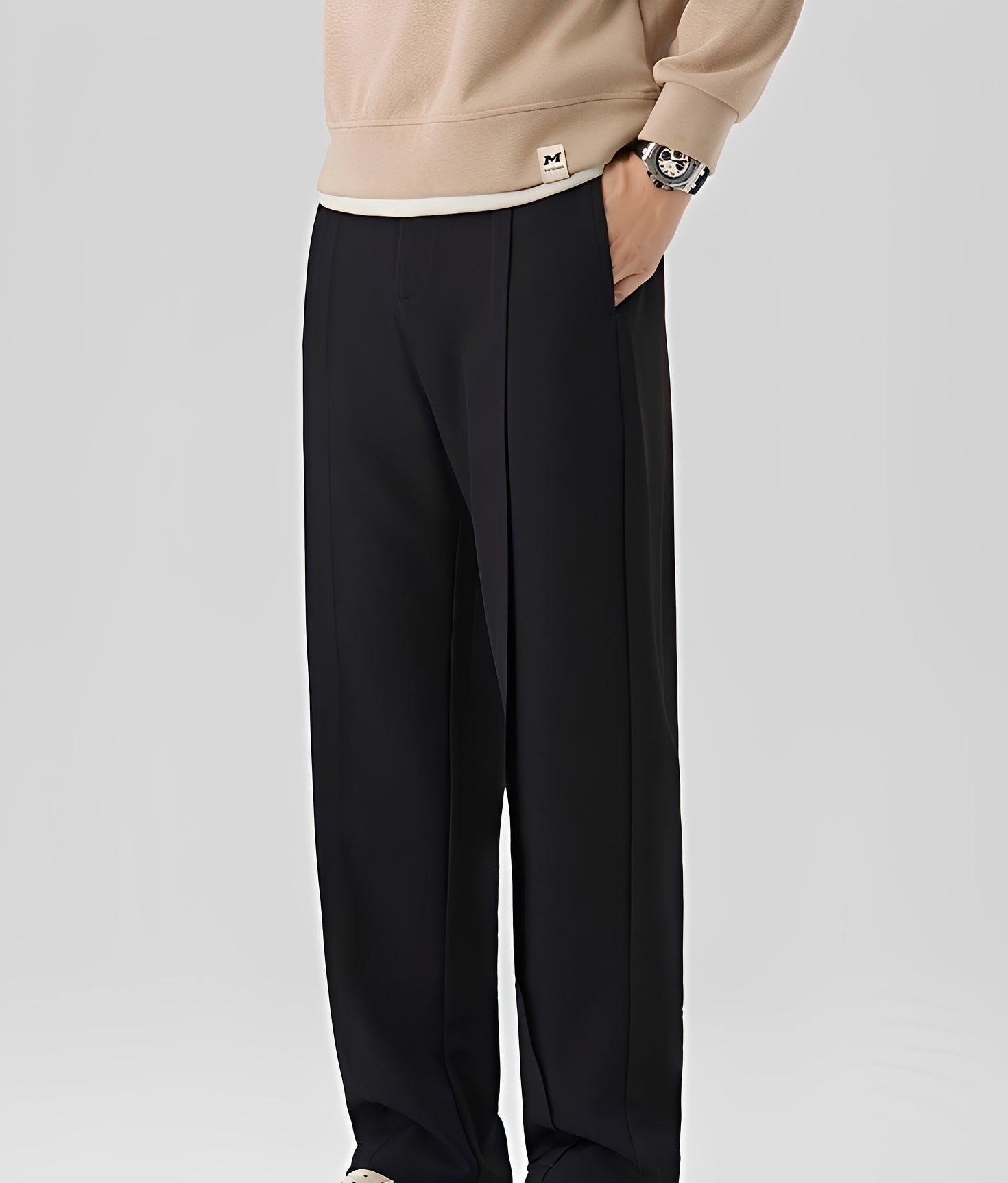 Lawrence - Pantalon Drapé Élégant