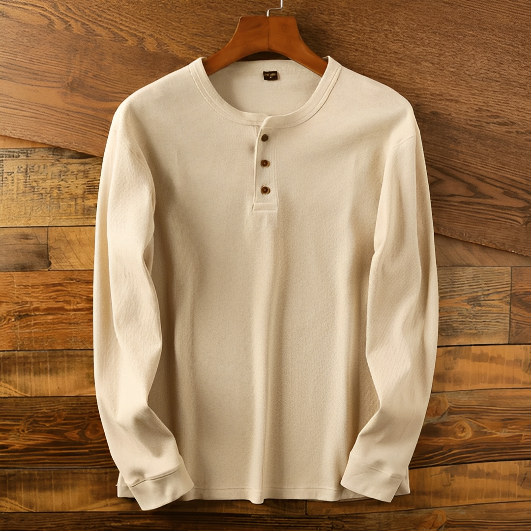 Benjie - Chemise à manches longues confortable pour homme