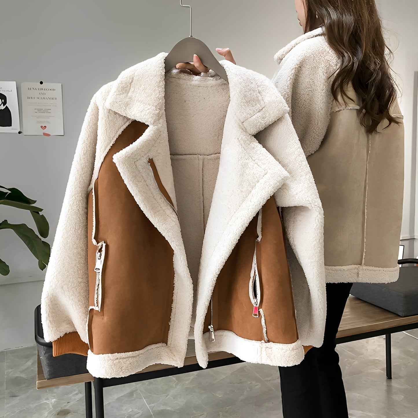 Chloe - Elegant Suede Jacket for Women