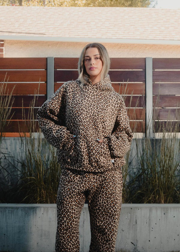 Elena – Sweat Imprimé Léopard