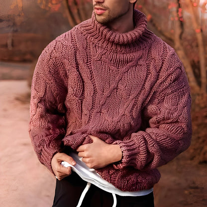 Adrian - Großer eleganter Strickpullover für Herren