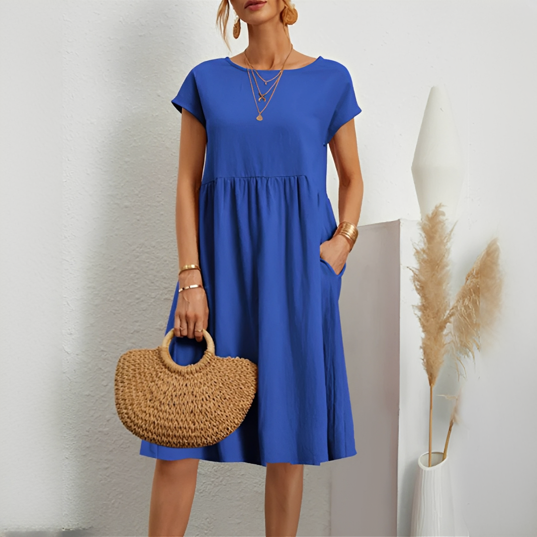 Evalyn - Robe midi élégante