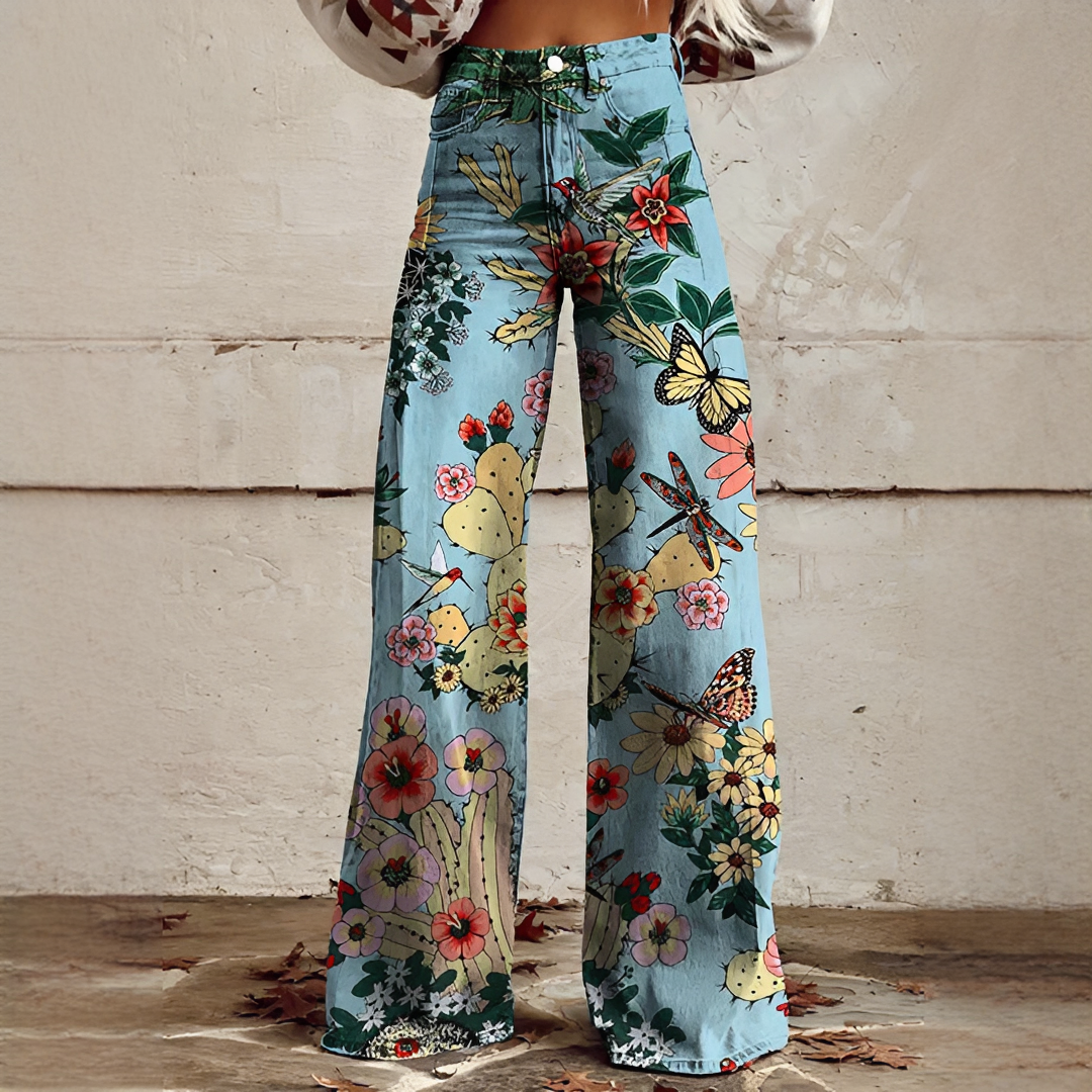 Shannon - Pantalon Large Stylé