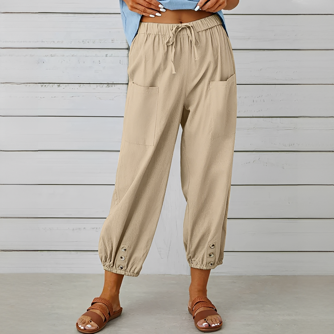 Scarlett - Pantalon confortable à cordon