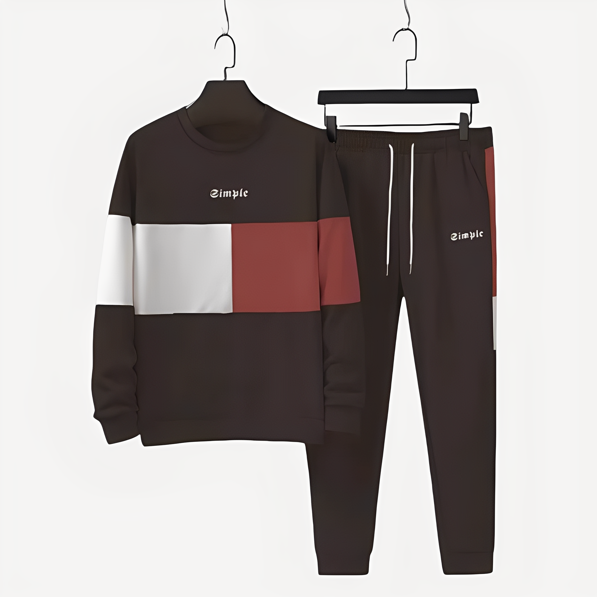 Charlton - Ensemble sportif pour homme avec design en blocs de couleurs