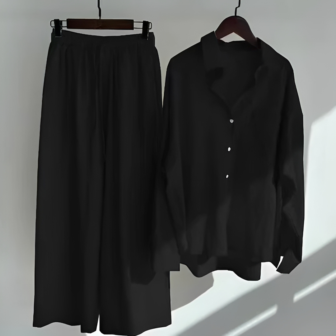 Madalynn - Ensemble Pantalon Coupe Ample