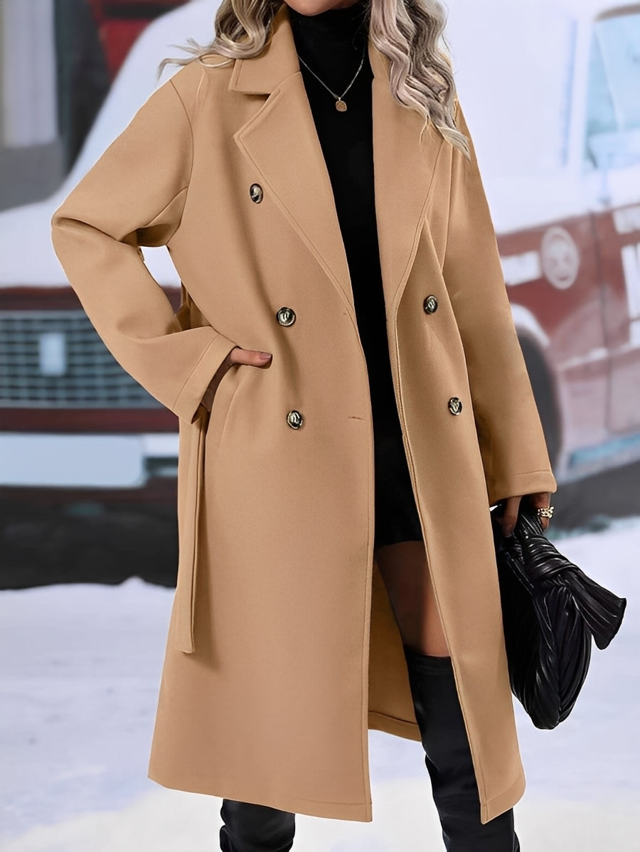 Chloe - Élégant manteau long croisé pour femmes