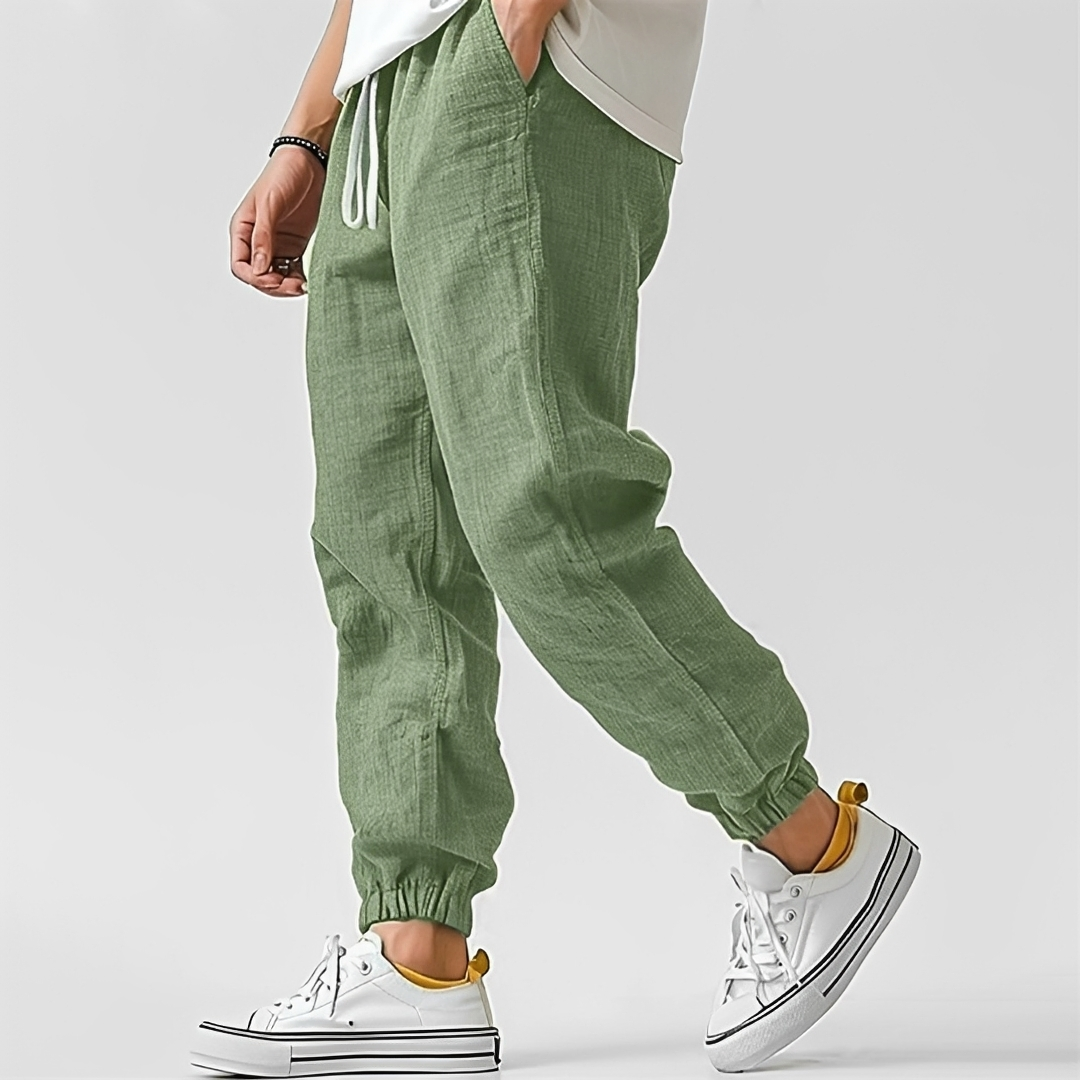 Robin - Un pantalon d'été élégant et polyvalent pour homme