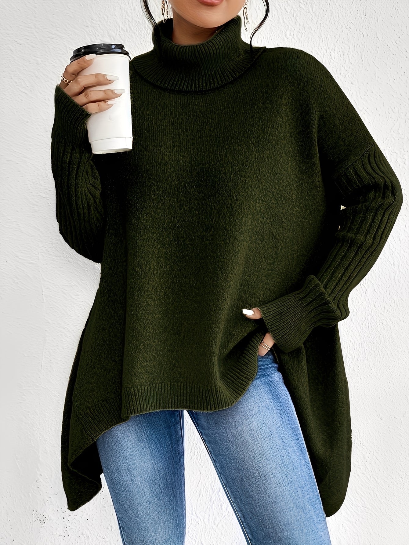 Jessica - Turtleneck sweater in cashmere for women