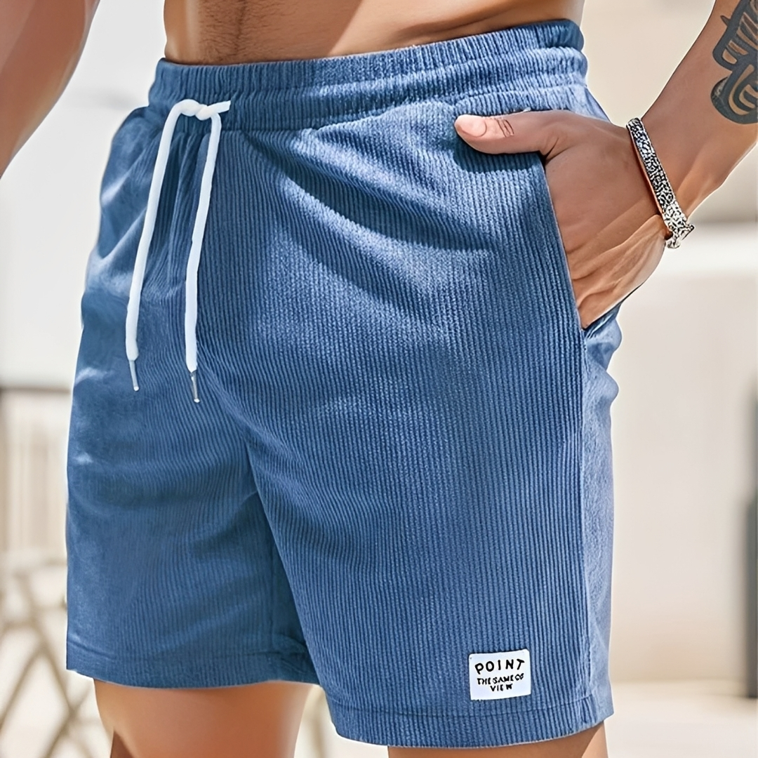 Devonto - Short d'été rayé confortable pour homme