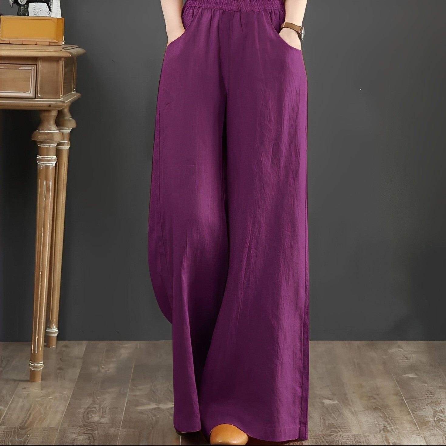 Dorothy - Pantalon confortable à jambes larges pour femmes