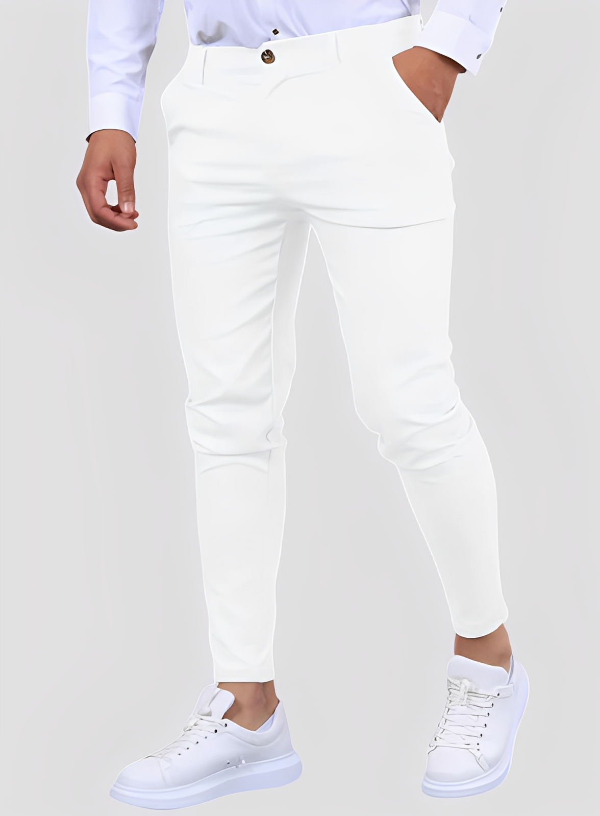 Reynard - Pantalon formel et confortable pour hommes, coupe ajustée