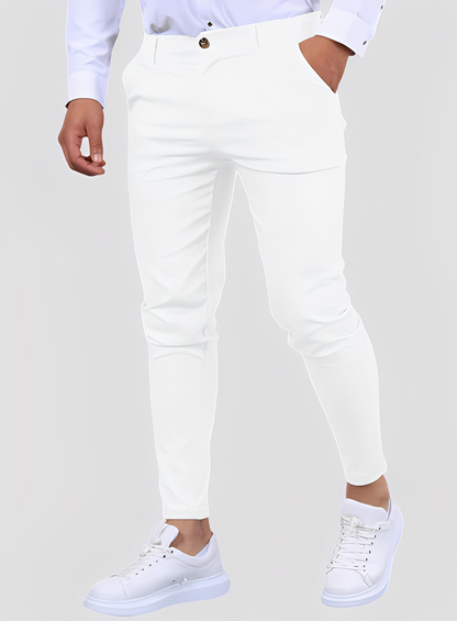 Reynard - Pantalon formel et confortable pour hommes, coupe ajustée