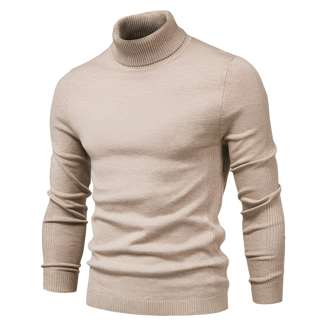 Darvin - Pull à col roulé chaud pour homme