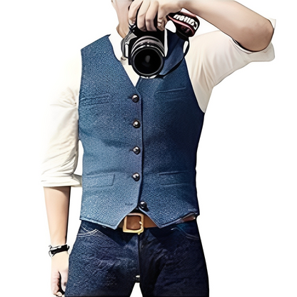 Ismaël - Stylish and Casual Autumn Vest for Men