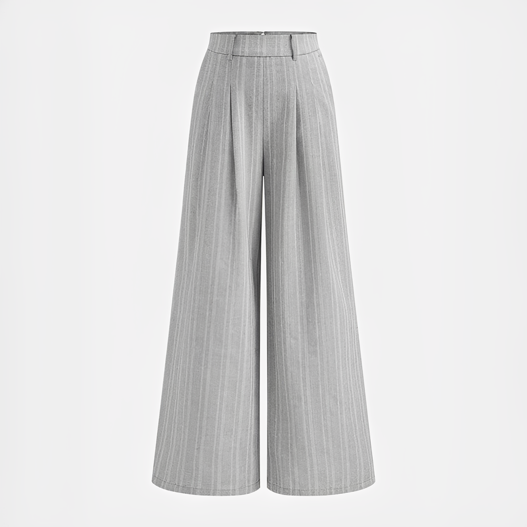 Brylee - Pantalon Décontracté à Jambes Larges