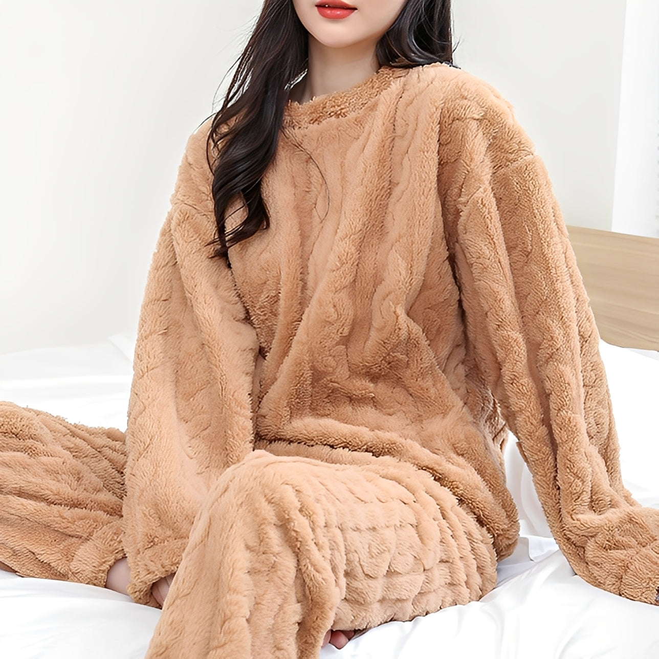 Kilie - Ensemble polaire confortable pour femmes, deux pièces