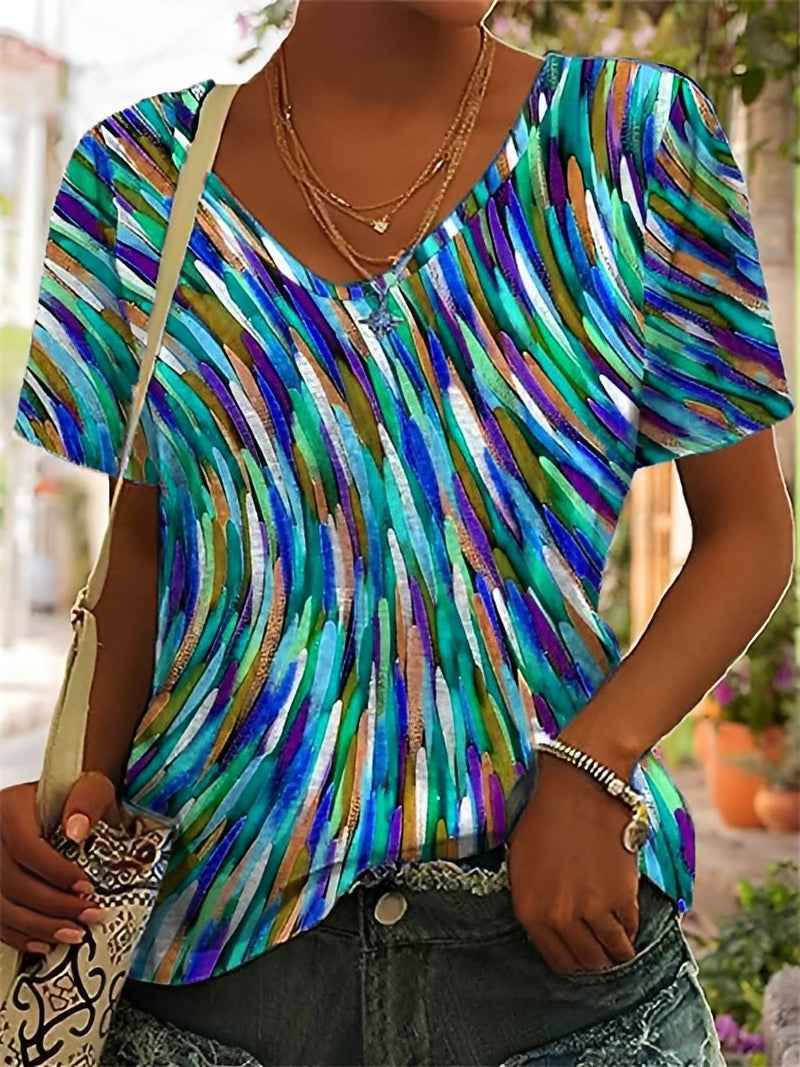 Alice - Chemise chic avec motif