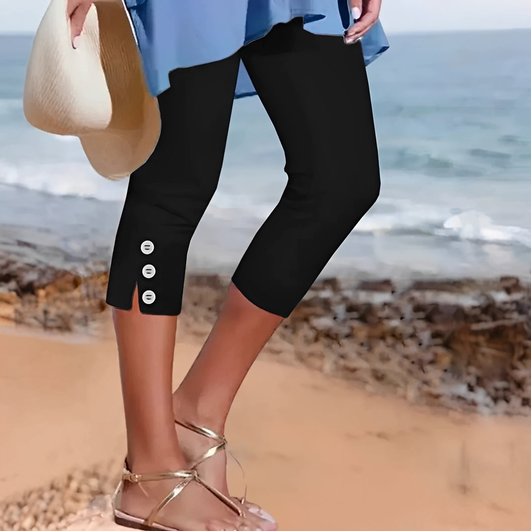 Catrin - Pantalon Court Sophistiqué