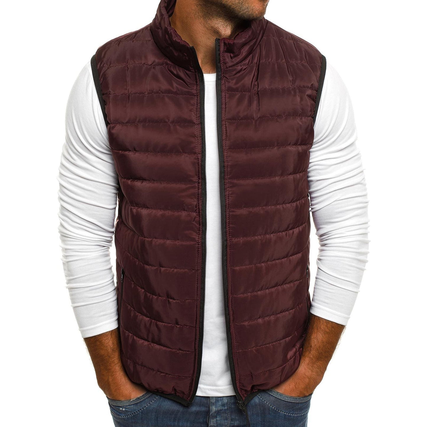 Keith - Gilet chic Veste-Coquille pour hommes