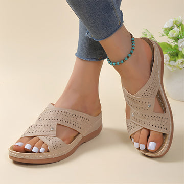 Rhonda - Sandales Élégantes à Brides Entrelacées