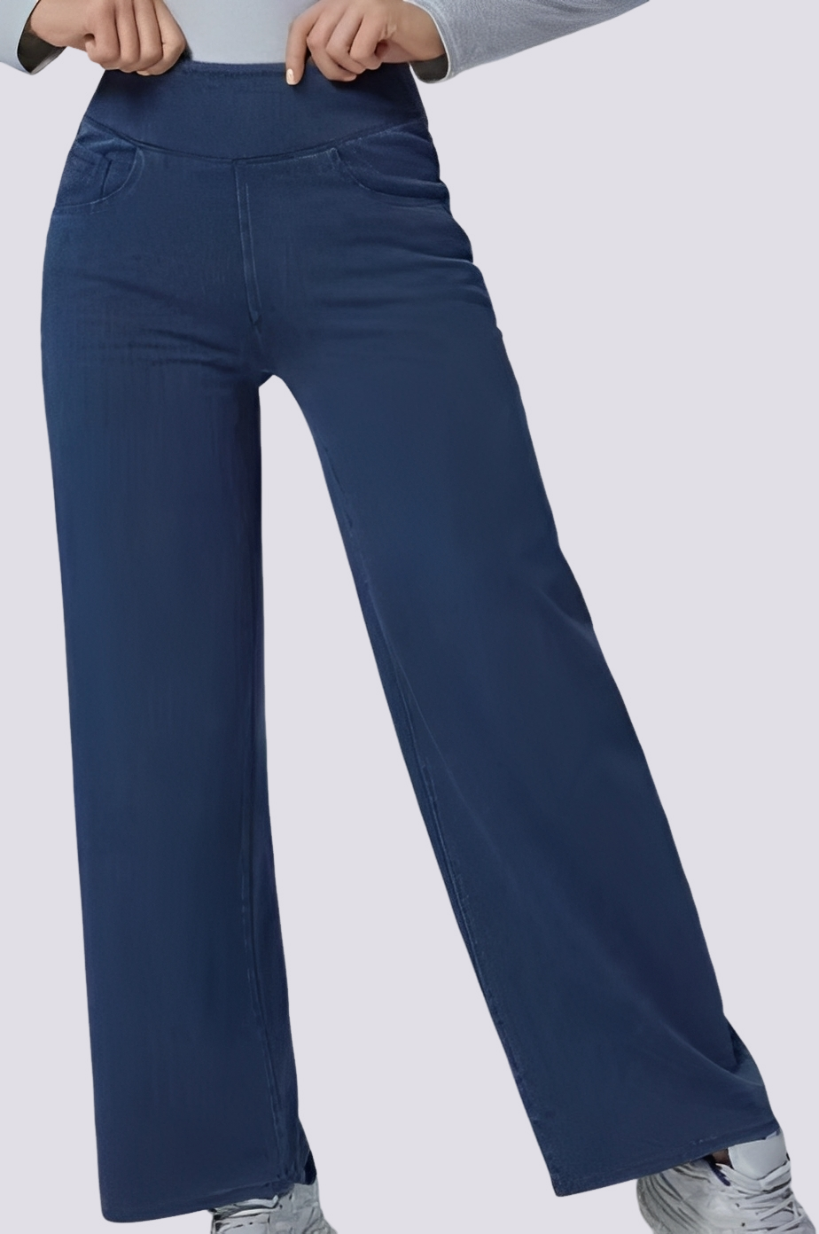 Carrie - Pantalon chic taille haute