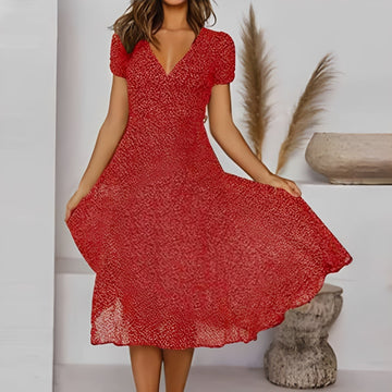 Elizabeth - Robe décontractée et ample à manches courtes pour femmes