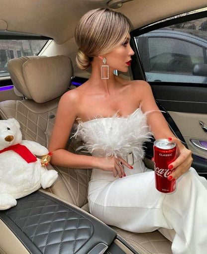 Frola - Eleganter Overall mit Korsettoberteil