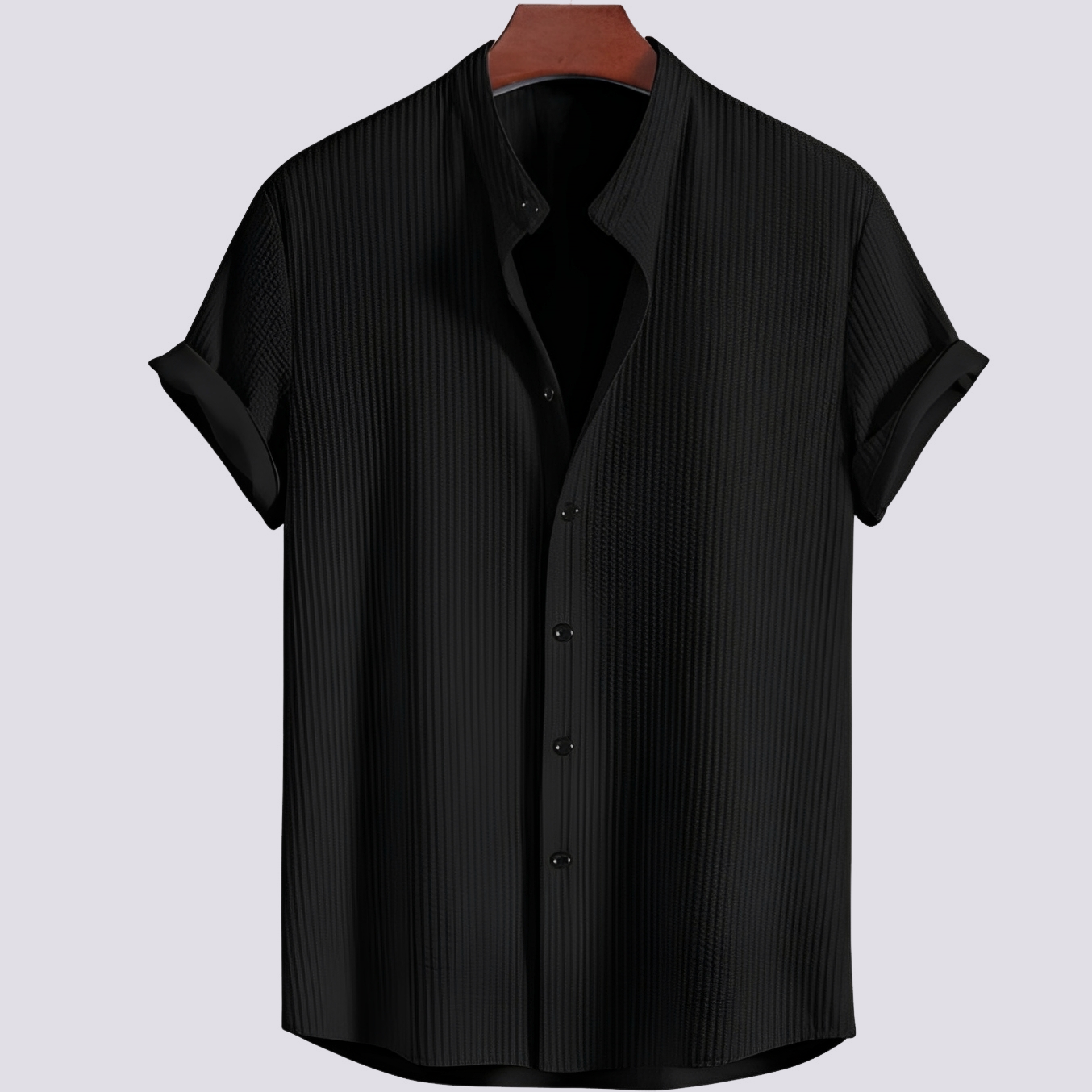 Johnny - Chemise côtelée décontractée et ample pour hommes
