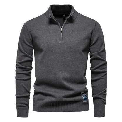 Caelum - Pull en tricot ajusté pour homme