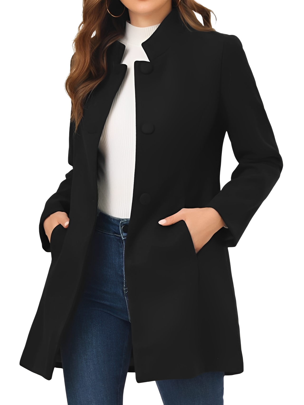 Kaitlyn - Veste chic et cintrée avec boutons pour femmes