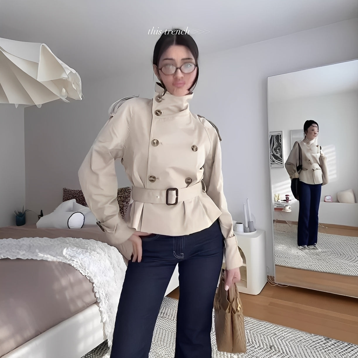 Cindy - Trench-coat tendance pour femme