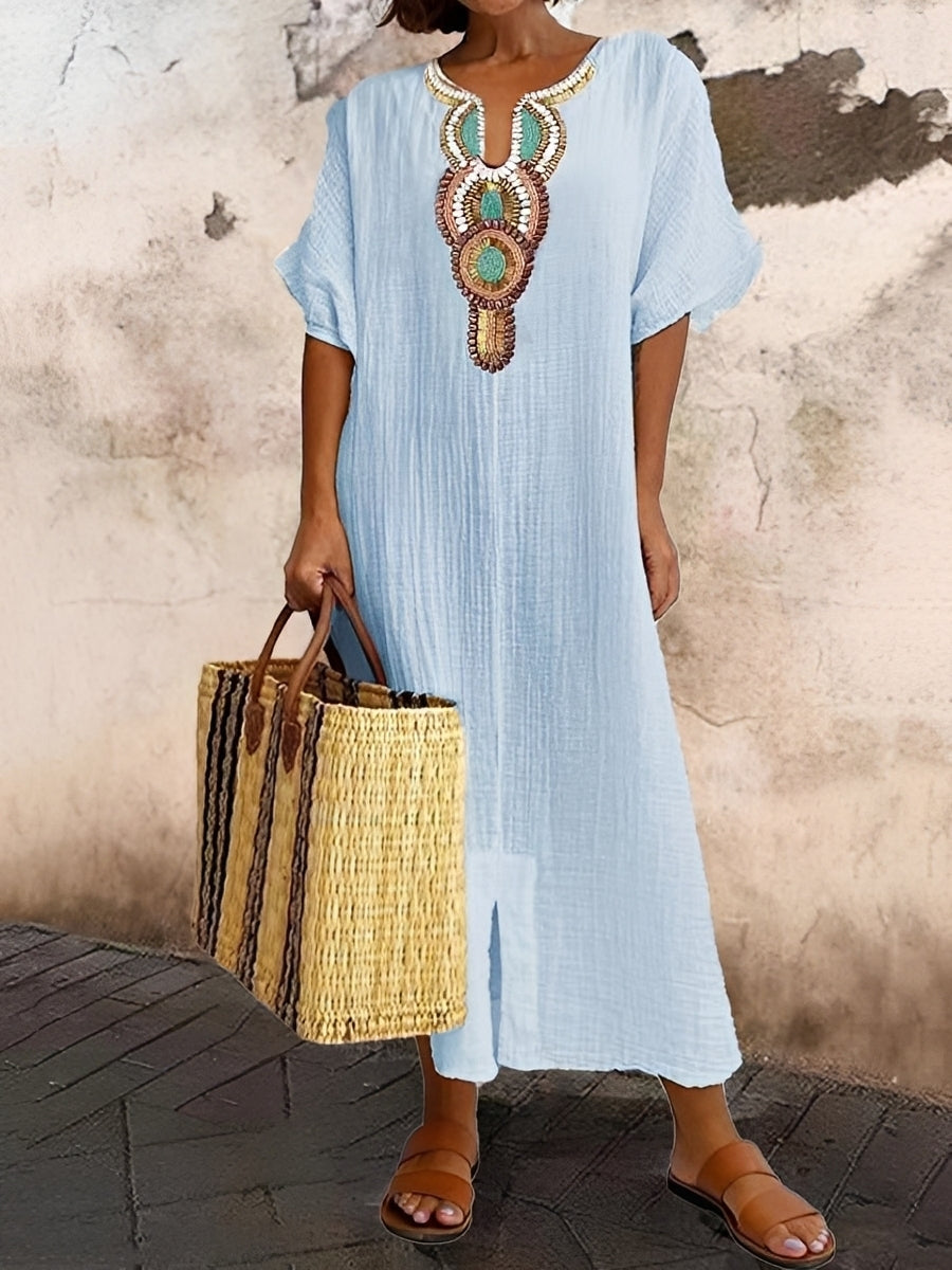 Paula - Robe style bohème chic