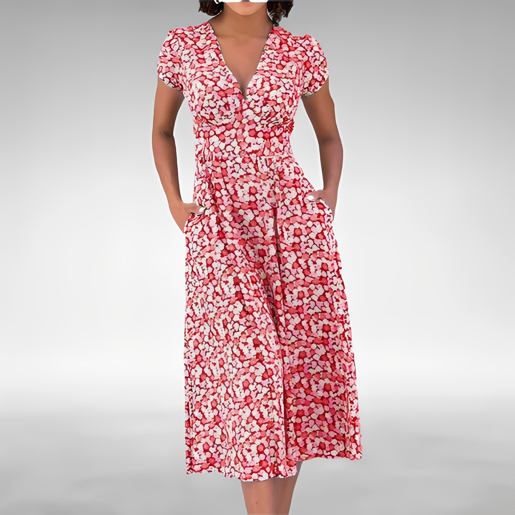 Althina - Robe fluide et élégante pour femme