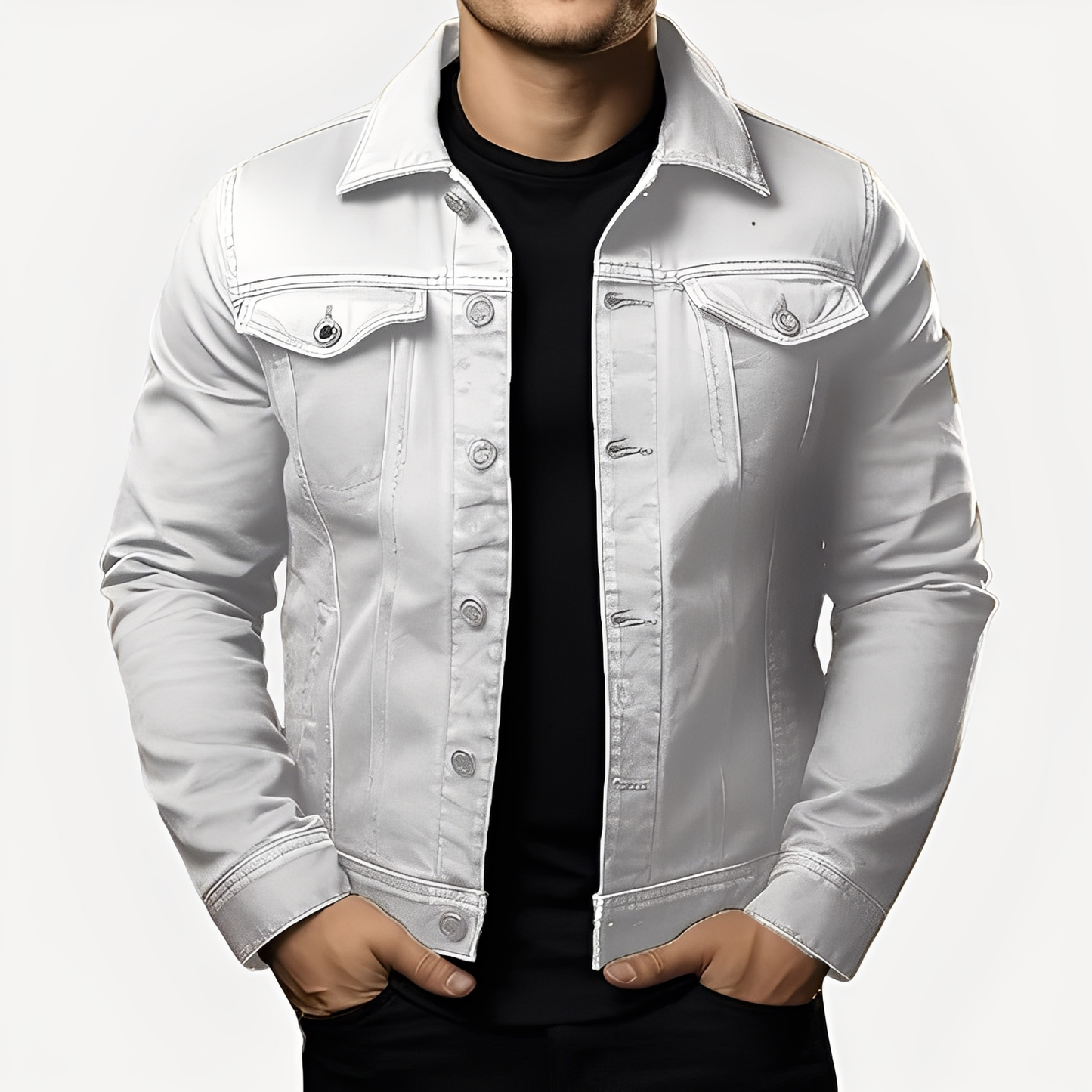 Smith - Manteau épais classique pour hommes