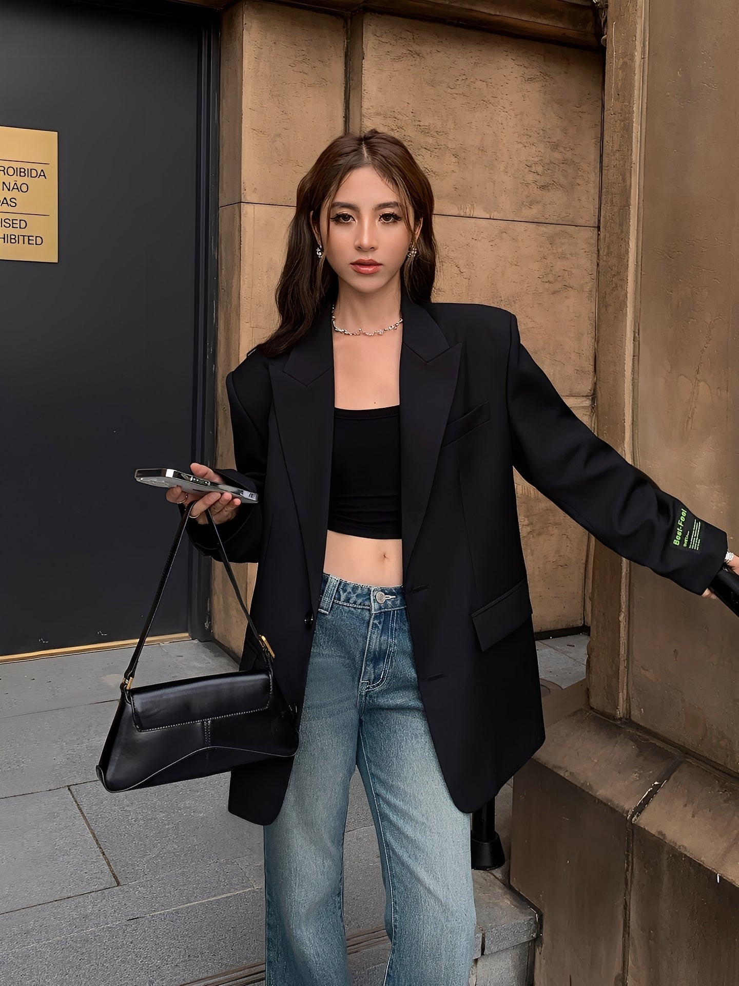 Maddison - Blazer élégant et classique, coupe ample pour femmes