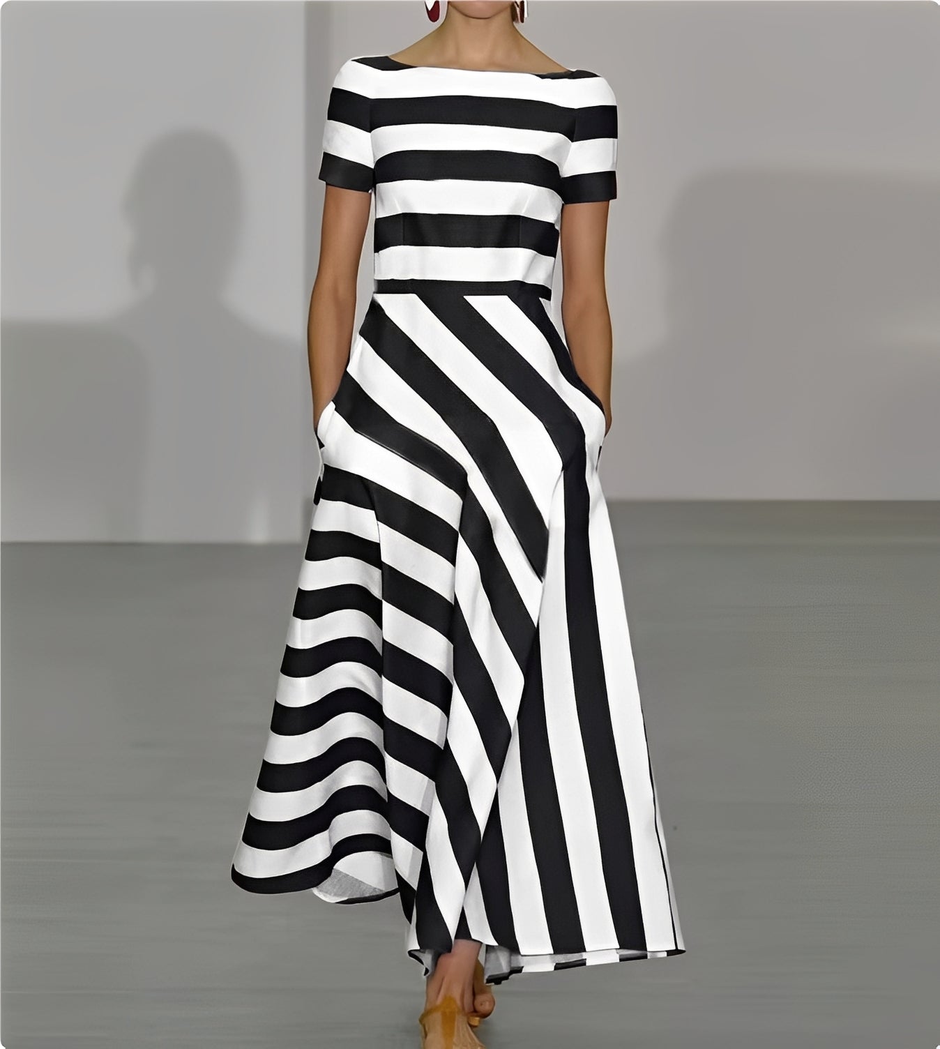 Rebecca - Maxikleid schick in A-Linie für Damen