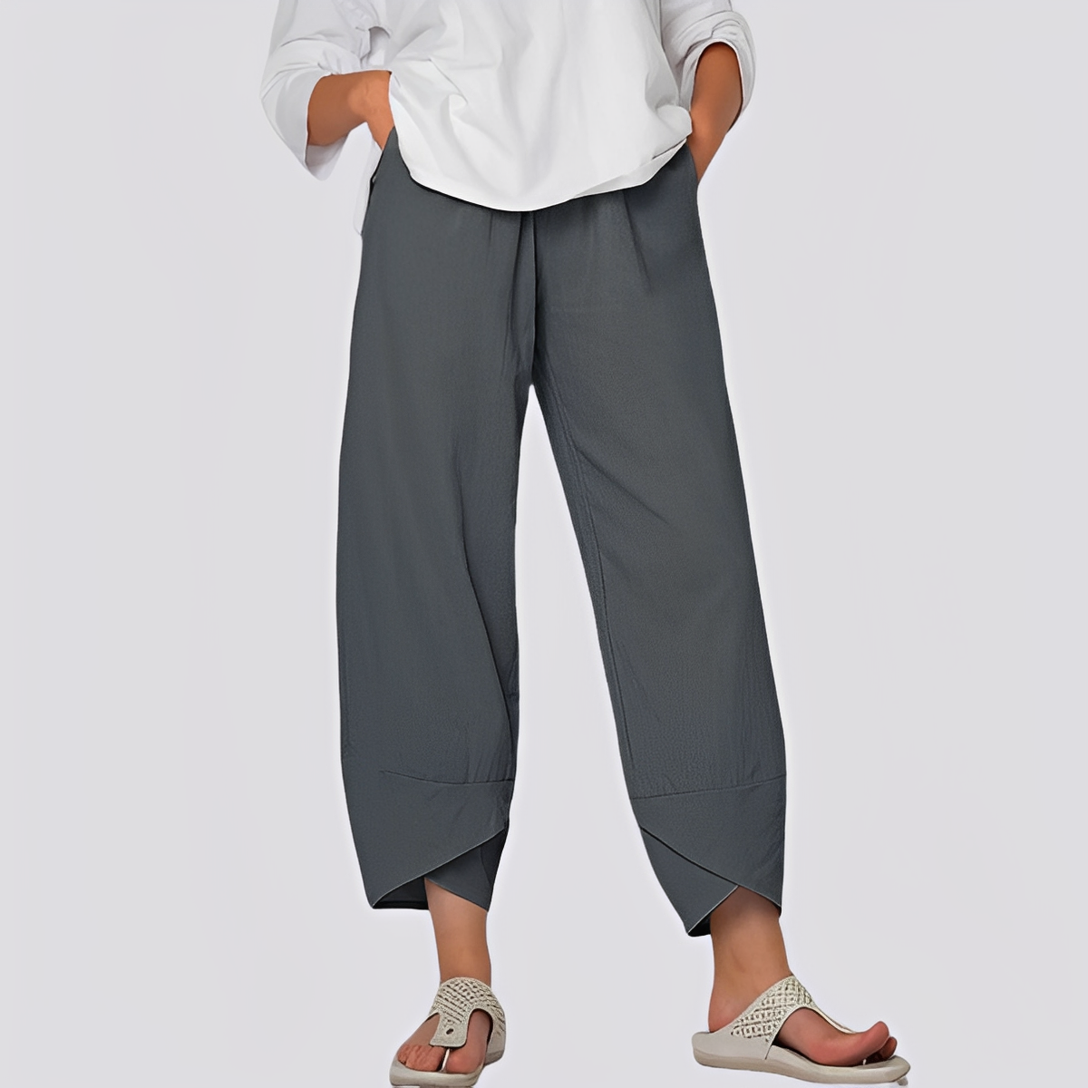 Jessica - Pantalon élégant à jambe large pour femmes