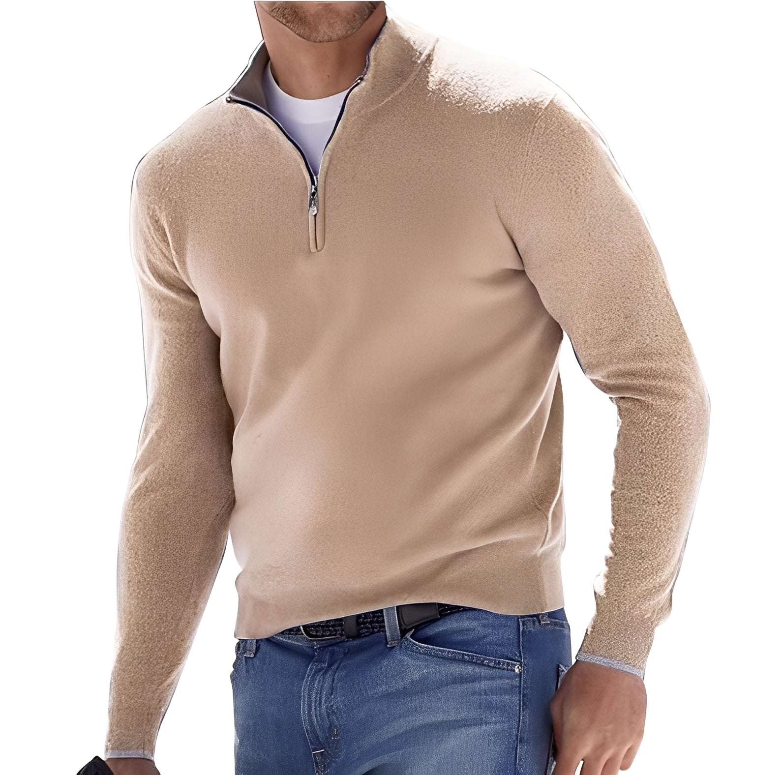 Ralph – Pull homme au style relax avec fermeture éclair