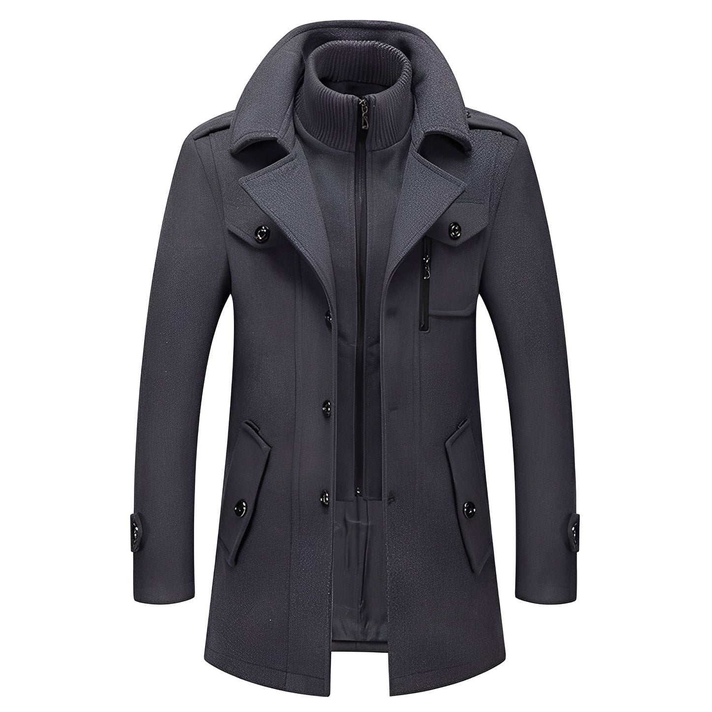 Darius - Manteau en laine chic et chaud pour homme