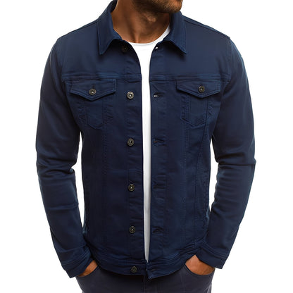 Steven - Veste en denim moderne avec poches pour hommes