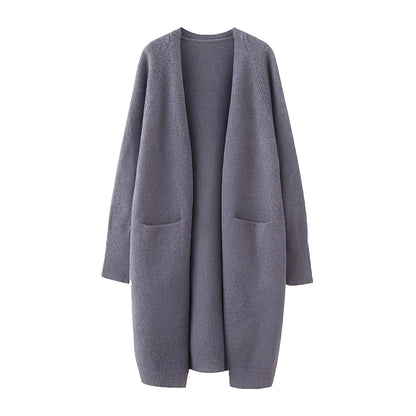 Claudie - Cardigan long classique pour femme