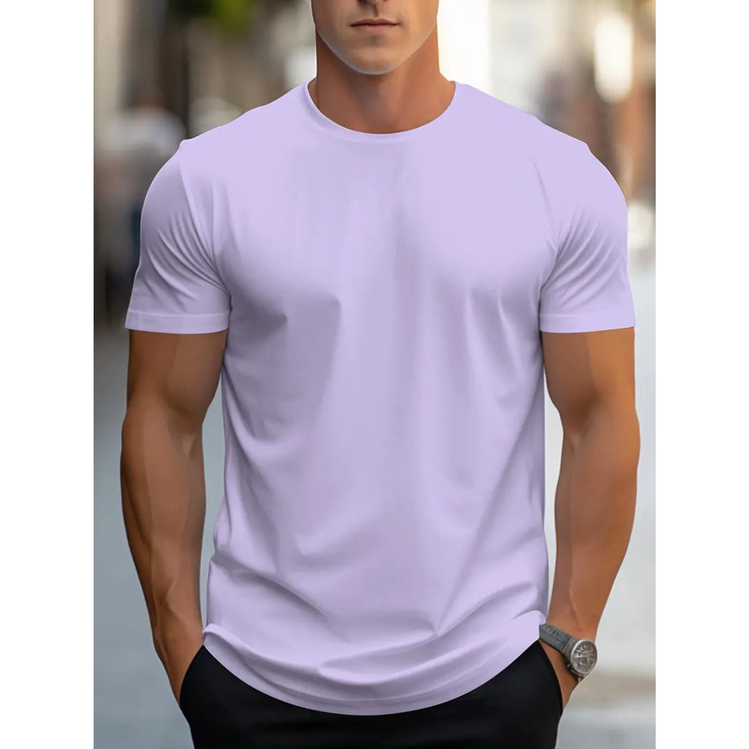 Brian - T-shirt Homme Classique à Manches Courtes